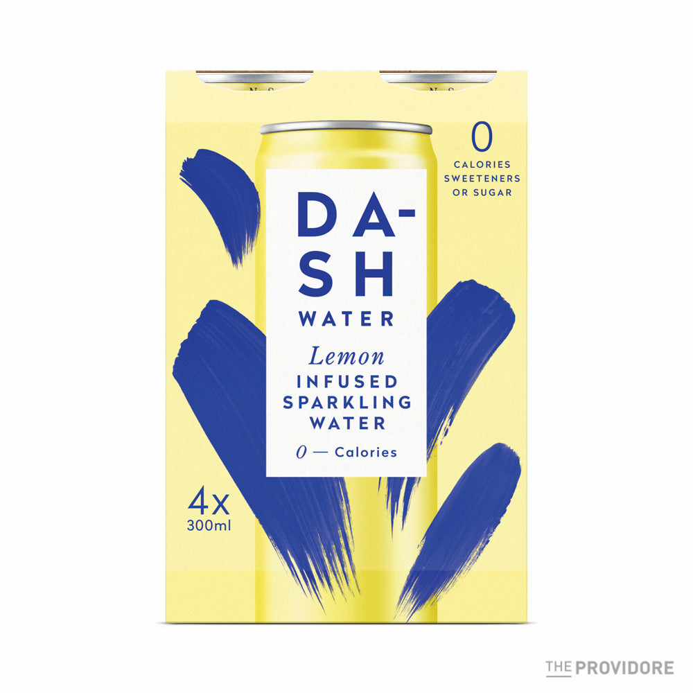Dash Lemon Infused Sparkling Water 24 x 300ml